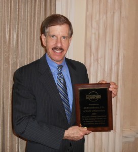 Eli Rosenbaum received the World of Upstanders Award in May 2015