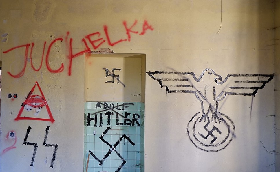 Image depicting neo-Nazi graffiti